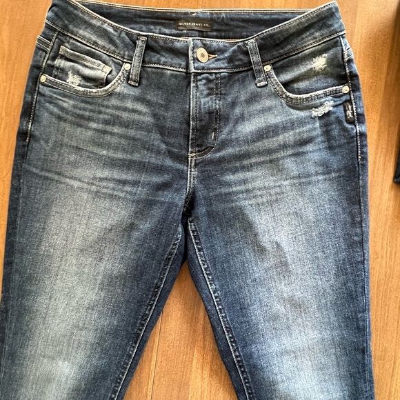 Women’s Silver Girlfriend Jeans - Picture 9 of 12